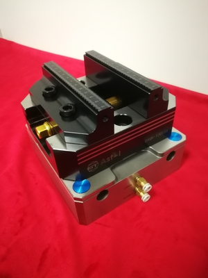 Palete de fixação pneumática de ponto zero de aço duro 0,005 mm 4,0 kg
