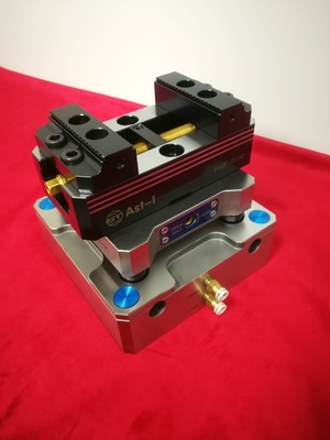 Palete de fixação pneumática de ponto zero de aço duro 0,005 mm 4,0 kg