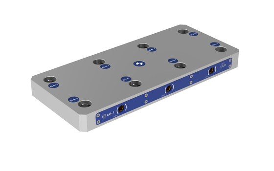 Braçadeiras de fixação CNC de mudança rápida 0,005 mm ponto zero no manual da máquina CNC