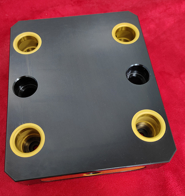 Fixação de 5 eixos de alumínio 96mm 0,005mm Braçadeira de troca rápida 22KN
