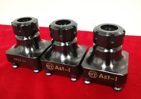 Dispositivos elétricos de aço Superhard todos os 3 da máquina de trituração do CNC/4/5 mandris de aro ER32-52 da linha central