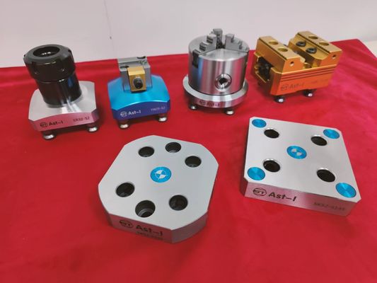 Dispositivo de troca rápida CNC preciso pneumático para usinagem CNC de 5 eixos