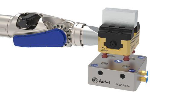 Palete de fixação pneumática de ponto zero de aço duro 0,005 mm 4,0 kg