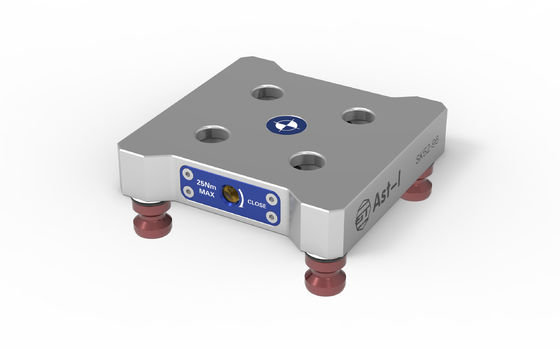 Placas de fixação de ponto zero HRC 96mm pinos de tração material de aço de liga