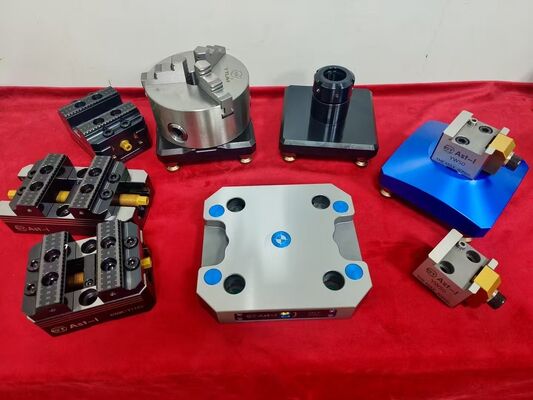 Instalações de eixo de aço endurecido com força de bloqueio de 18KN para usinagem CNC de eixo 3/4/5